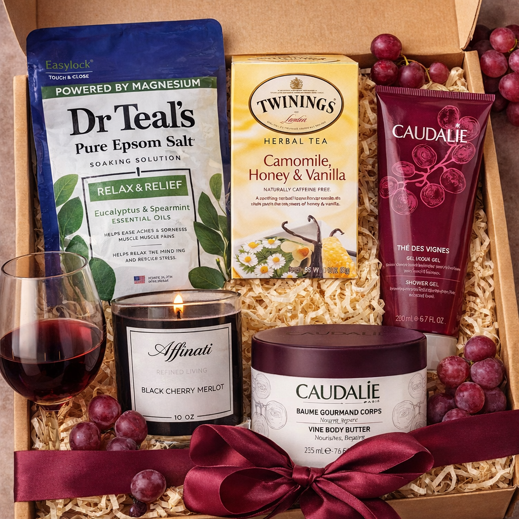 Calm Wine Bath Box