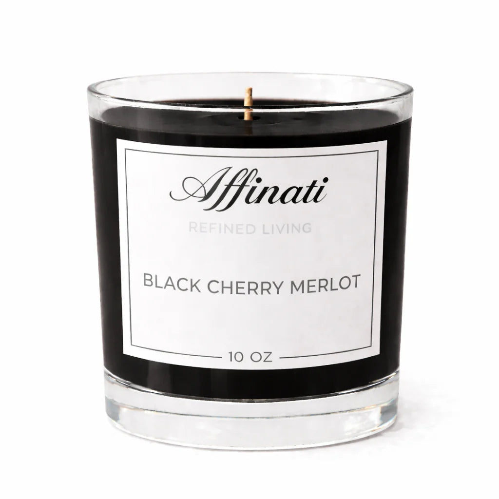 Vela Merlot Cereza Negra Artesanal Affinati
