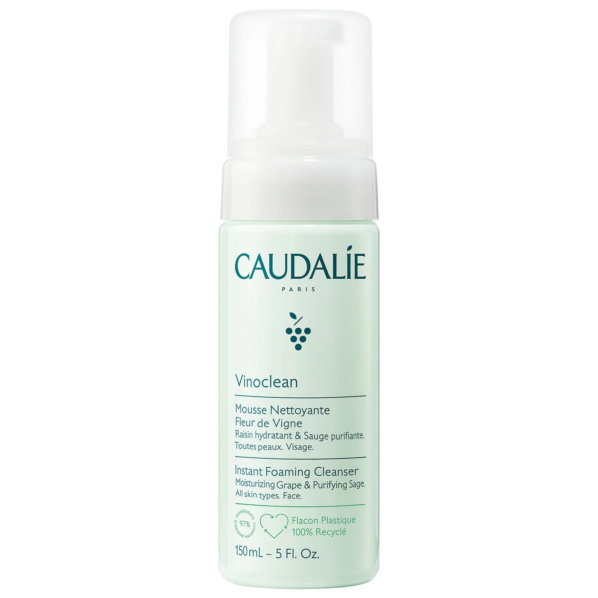 Vinoclean Instant Foaming Cleanser Caudalie